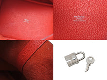 画像をギャラリービューアに読み込む, 極美品 HERMES エルメス ハンドバッグ ピコタンロックPM ルージュカザック トリヨンクレマンス シルバー金具 D刻印 中古 4b009069