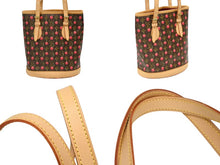 画像をギャラリービューアに読み込む, 極美品 LOUIS VUITTON ルイヴィトン バケットPM ハンドバッグ M95012 モノグラム チェリー ブラウン 村上 中古 4b009072