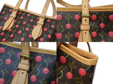 画像をギャラリービューアに読み込む, 極美品 LOUIS VUITTON ルイヴィトン バケットPM ハンドバッグ M95012 モノグラム チェリー ブラウン 村上 中古 4b009072