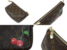 画像をギャラリービューアに読み込む, 極美品 LOUIS VUITTON ルイヴィトン バケットPM ハンドバッグ M95012 モノグラム チェリー ブラウン 村上 中古 4b009072