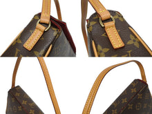 画像をギャラリービューアに読み込む, LOUIS VUITTON ルイヴィトン レシタル ハンドバッグ M51900 モノグラムキャンバス ヌメ革 ブラウン ゴールド金具 美品 中古 4b009078