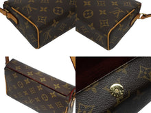 画像をギャラリービューアに読み込む, LOUIS VUITTON ルイヴィトン レシタル ハンドバッグ M51900 モノグラムキャンバス ヌメ革 ブラウン ゴールド金具 美品 中古 4b009078