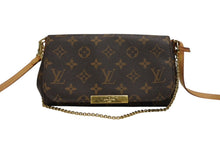 画像をギャラリービューアに読み込む, LOUIS VUITTON ルイヴィトン モノグラム フェイボリットPM ショルダーバッグ M40717 ブラウン ゴールド金具 美品 中古 4b009085