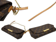 画像をギャラリービューアに読み込む, LOUIS VUITTON ルイヴィトン モノグラム フェイボリットPM ショルダーバッグ M40717 ブラウン ゴールド金具 美品 中古 4b009085