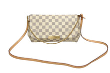 画像をギャラリービューアに読み込む, 極美品 LOUIS VUITTON ルイヴィトン ショルダーバッグ ダミエアズール フェイボリットMM ダミエキャンバス N41275 中古 4b009086