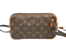 画像をギャラリービューアに読み込む, LOUIS VUITTON ルイヴィトン ポシェット マルリー バンドリエール ショルダーバッグ M51828 モノグラム ブラウン 美品 中古 4b009088