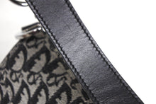 画像をギャラリービューアに読み込む, 極美品 CHRISTIAN DIOR クリスチャンディオール トロッターライン サドルバッグ ワンショルダーバッグ ネイビー シルバー金具 中古 4b009094