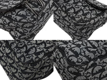 画像をギャラリービューアに読み込む, 極美品 CHRISTIAN DIOR クリスチャンディオール トロッターライン サドルバッグ ワンショルダーバッグ ネイビー シルバー金具 中古 4b009094