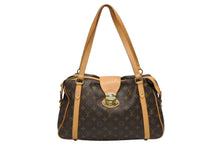 画像をギャラリービューアに読み込む, LOUIS VUITTON ルイヴィトン ストレーザPM ショルダーバッグ M51186 ブラウン モノグラムキャンバス ゴールド金具 良品 中古 4b009095