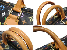 画像をギャラリービューアに読み込む, 極美品 LOUIS VUITTON ルイヴィトン スピーディ30 ハンドバッグ M92642 モノグラム マルチカラー ブラック ゴールド金具 村上隆 中古 4b009097