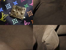 画像をギャラリービューアに読み込む, 極美品 LOUIS VUITTON ルイヴィトン スピーディ30 ハンドバッグ M92642 モノグラム マルチカラー ブラック ゴールド金具 村上隆 中古 4b009097