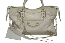 画像をギャラリービューアに読み込む, BALENCIAGA バレンシアガ THE CITY ザ シティ 2WAYバッグ 115748 レザー アイボリー ゴールド金具 美品 美品 中古 4b009099