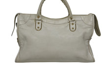 画像をギャラリービューアに読み込む, BALENCIAGA バレンシアガ THE CITY ザ シティ 2WAYバッグ 115748 レザー アイボリー ゴールド金具 美品 美品 中古 4b009099