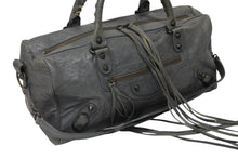 画像をギャラリービューアに読み込む, BALENCIAGA バレンシアガ THE TWIGGY ザ ツィギー 2WAYバッグ 128523 レザー グレー ガンメタ金具 美品 中古 4b009100