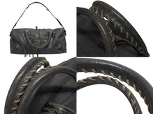 画像をギャラリービューアに読み込む, BALENCIAGA バレンシアガ THE TWIGGY ザ ツィギー 2WAYバッグ 128523 レザー グレー ガンメタ金具 美品 中古 4b009100