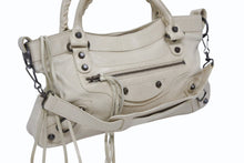 画像をギャラリービューアに読み込む, BALENCIAGA バレンシアガ ザ ファースト 2WAY ショルダーバッグ 103208 アイボリー レザー ハンドバッグ 美品 中古 4b009102