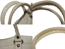 画像をギャラリービューアに読み込む, BALENCIAGA バレンシアガ ザ ファースト 2WAY ショルダーバッグ 103208 アイボリー レザー ハンドバッグ 美品 中古 4b009102