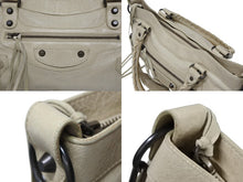 画像をギャラリービューアに読み込む, BALENCIAGA バレンシアガ ザ ファースト 2WAY ショルダーバッグ 103208 アイボリー レザー ハンドバッグ 美品 中古 4b009102