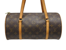 画像をギャラリービューアに読み込む, LOUIS VUITTON ルイヴィトン パピヨン30 ハンドバッグ M51385 筒型 モノグラムキャンバス ブラウン 美品 中古 4b009105