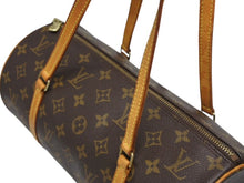画像をギャラリービューアに読み込む, LOUIS VUITTON ルイヴィトン パピヨン30 ハンドバッグ M51385 筒型 モノグラムキャンバス ブラウン 美品 中古 4b009105