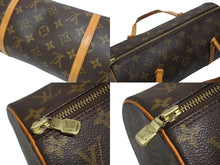 画像をギャラリービューアに読み込む, LOUIS VUITTON ルイヴィトン パピヨン30 ハンドバッグ M51385 筒型 モノグラムキャンバス ブラウン 美品 中古 4b009105