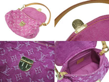 画像をギャラリービューアに読み込む, 極美品 LOUIS VUITTON ルイヴィトン ミニプリーティ ワンショルダーバッグ M95216 モノグラム デニム ピンク 中古 4b009116
