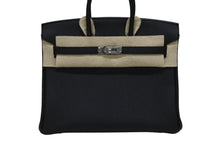 画像をギャラリービューアに読み込む, 新品未使用 HERMES エルメス ハンドバッグ K刻印 バーキン25 ブラック シルバー金具トゴ 中古 4b009117