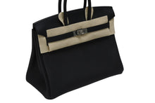 画像をギャラリービューアに読み込む, 新品未使用 HERMES エルメス ハンドバッグ K刻印 バーキン25 ブラック シルバー金具トゴ 中古 4b009117