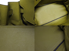 画像をギャラリービューアに読み込む, HERMES エルメス ゴルチェ期 ショルダーバーキン トリヨンクレマンス アニスグリーン □H刻印 ショルダーバッグ 美品 中古 4b009118