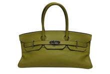 画像をギャラリービューアに読み込む, HERMES エルメス ゴルチェ期 ショルダーバーキン トリヨンクレマンス アニスグリーン □H刻印 ショルダーバッグ 美品 中古 4b009118
