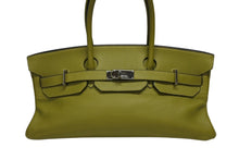 画像をギャラリービューアに読み込む, HERMES エルメス ゴルチェ期 ショルダーバーキン トリヨンクレマンス アニスグリーン □H刻印 ショルダーバッグ 美品 中古 4b009118