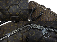 画像をギャラリービューアに読み込む, 極美品 LOUIS VUITTON ルイヴィトン 09AW キーポル バンドリエール45 ボストンバッグ M56713 モノグラム マカサー ヘキサゴン 中古 4b009120