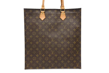 画像をギャラリービューアに読み込む, 極美品 LOUIS VUITTON ルイヴィトン トートバッグ サックプラ M51140 モノグラム ブラウン ベージュ 中古 4b009125