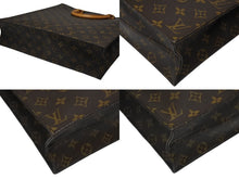 画像をギャラリービューアに読み込む, 極美品 LOUIS VUITTON ルイヴィトン トートバッグ サックプラ M51140 モノグラム ブラウン ベージュ 中古 4b009125