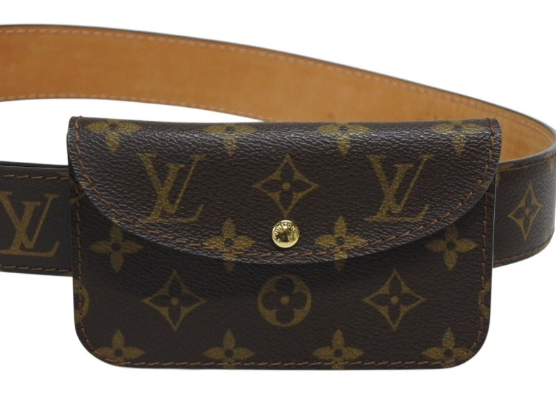 Very good condition LOUIS VUITTON sun tulle pochette solo belt with pouch waist bag hip bag M6948V used 4b009126