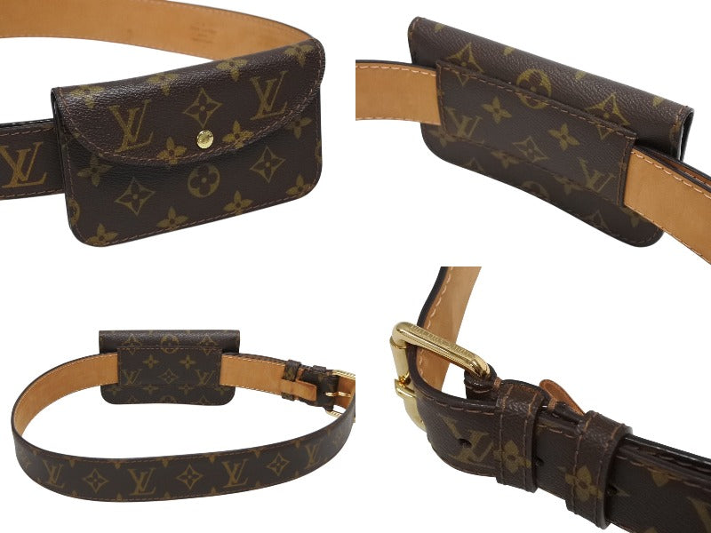 Very good condition LOUIS VUITTON sun tulle pochette solo belt with pouch waist bag hip bag M6948V used 4b009126
