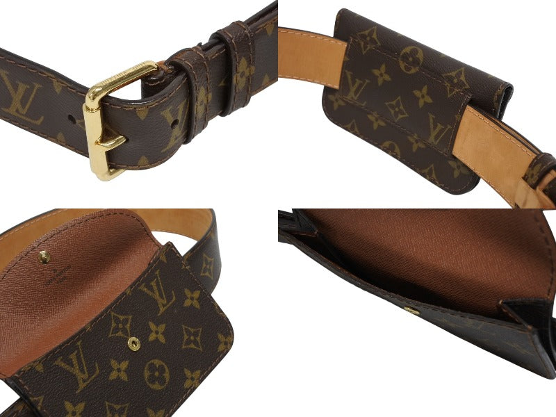 Very good condition LOUIS VUITTON sun tulle pochette solo belt with pouch waist bag hip bag M6948V used 4b009126