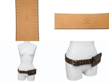 画像をギャラリービューアに読み込む, 極美品 LOUIS VUITTON ルイヴィトン サンチュールポシェットソロ ポーチ付ベルト ウエストバッグ ヒップバッグ M6948V 中古 4b009126