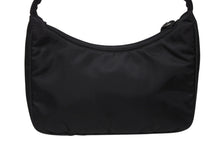 画像をギャラリービューアに読み込む, 極美品 PRADA プラダ ホーボー ハンドバッグ ワンショルダーバッグ MV515 トライアングルロゴ ナイロン ブラック 中古 4b009128