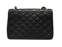 画像をギャラリービューアに読み込む, 極美品 CHANEL シャネル マトラッセ21 Sフラップ Sチェーンショルダーバッグ 2番台 ココマーク ラムスキン ブラック ゴールド金具 中古 4b009129