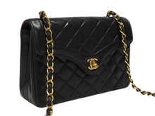 画像をギャラリービューアに読み込む, 極美品 CHANEL シャネル マトラッセ21 Sフラップ Sチェーンショルダーバッグ 2番台 ココマーク ラムスキン ブラック ゴールド金具 中古 4b009129