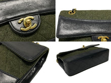 画像をギャラリービューアに読み込む, CHANEL シャネル マトラッセ24 シングルフラップ Wチェーンショルダーバッグ 1番台 ラムスキン ココマーク ブラック 美品 中古 4b009131