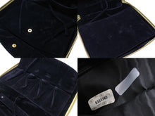 画像をギャラリービューアに読み込む, CHANEL シャネル ココマーク コスメポーチ 5番台 キャビアスキン マスタード ゴールド金具 極美品 中古 4b009133