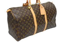 画像をギャラリービューアに読み込む, 極美品 LOUIS VUITTON ルイヴィトン キーポル50 ボストンバッグ M41426 モノグラム PVC レザー ゴールド金具 中古 4b009134