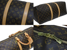 画像をギャラリービューアに読み込む, 極美品 LOUIS VUITTON ルイヴィトン キーポル50 ボストンバッグ M41426 モノグラム PVC レザー ゴールド金具 中古 4b009134