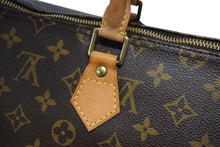 画像をギャラリービューアに読み込む, LOUIS VUITTON ルイヴィトン ハンドバッグ スピーディ35 M41524 PVCコーティングキャンバス レザー ブラウン ゴールド金具 美品 中古 4b009135
