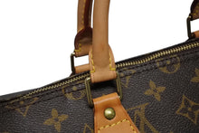 画像をギャラリービューアに読み込む, LOUIS VUITTON ルイヴィトン ハンドバッグ スピーディ35 M41524 PVCコーティングキャンバス レザー ブラウン ゴールド金具 美品 中古 4b009135