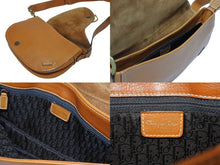 画像をギャラリービューアに読み込む, 極美品 CHRISTIAN DIOR クリスチャンディオール サドル ワンショルダーバッグ レザー ブラウン アンティークゴールド金具 中古 4b009140