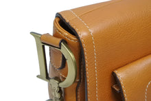 画像をギャラリービューアに読み込む, 極美品 CHRISTIAN DIOR クリスチャンディオール サドル ワンショルダーバッグ レザー ブラウン アンティークゴールド金具 中古 4b009140
