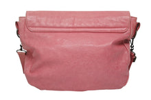 画像をギャラリービューアに読み込む, BALENCIAGA バレンシアガ フォルク ショルダーバッグ 246432 6603 レザー ピンク アンティークゴールド金具 美品 中古 4b009144